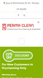 Mobile Screenshot of permacleandrycleaners.com